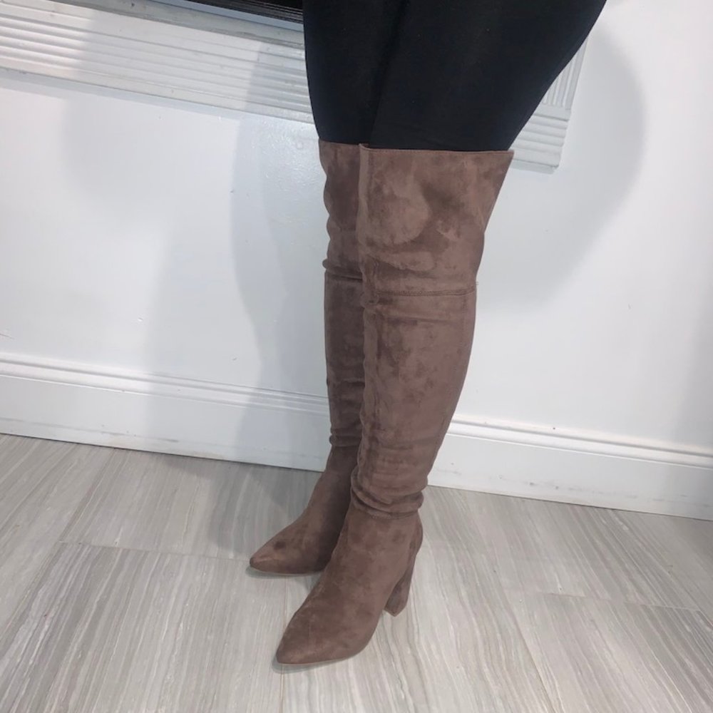 Nieman Marcus Boots suade